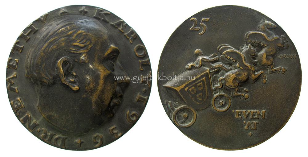 Isp�nky J�zsef: Dr. N�methy K�roly 25 �ven �t /1936/